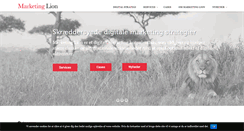 Desktop Screenshot of marketinglion.com